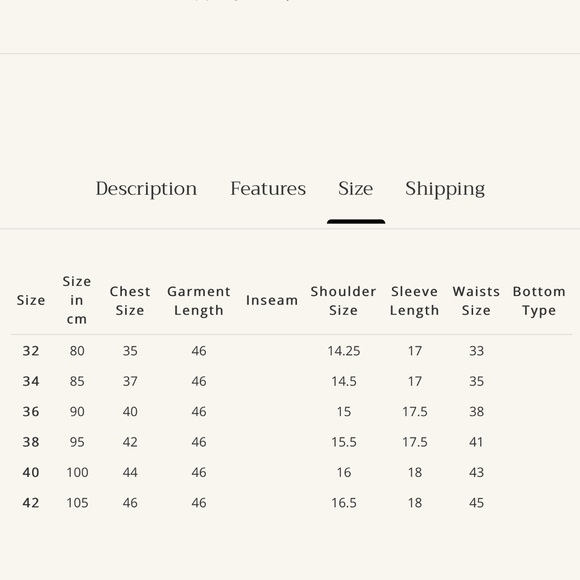 Cream Cotton Straight Kurta - Picture 4 of 4